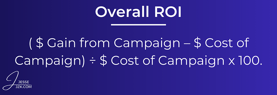 overall roi calculation equasion